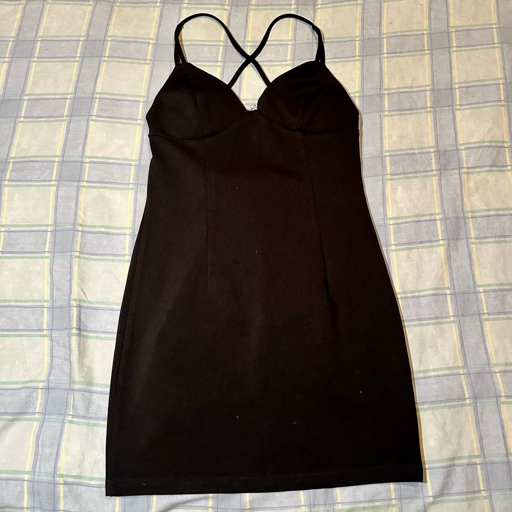Black Strappy Dress